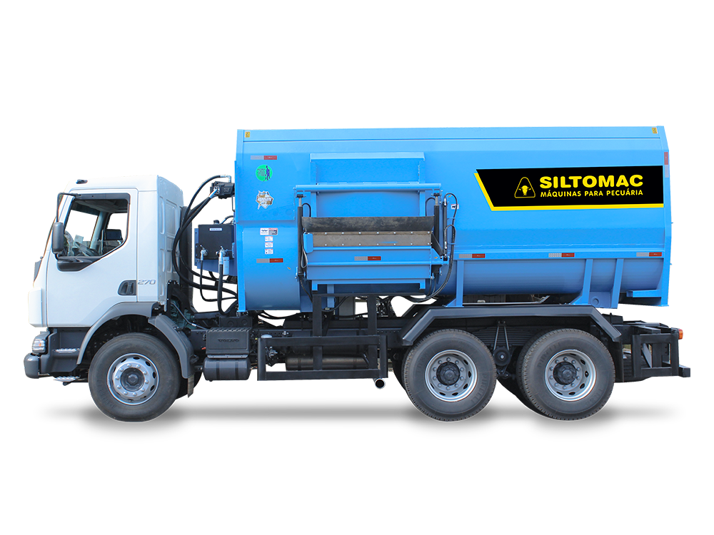 Misturador de Ração Acoplado ao Chassi de Caminhão - Siltomac - 20.5R