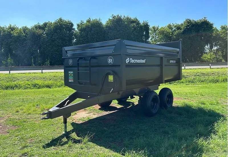 Caçamba Basculante Cbtec 8000 Vagão 11L15 C/ Pneus - Agrobill