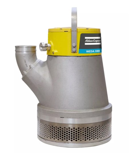 Atlas Copco - Bomba submersível drenagem (D) WEDA D80N 44 m³/h @363 mca