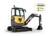 Escavadeira Volvo ECR25 Electric - Tracbel