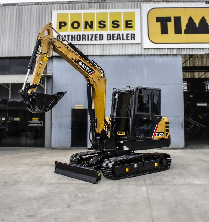 Rodoparaná - Mini Escavadeira Sany SY55C | Seu Jeito Digital de Faz